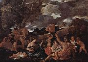 Poussin, Bacchanal with a Lute-Player